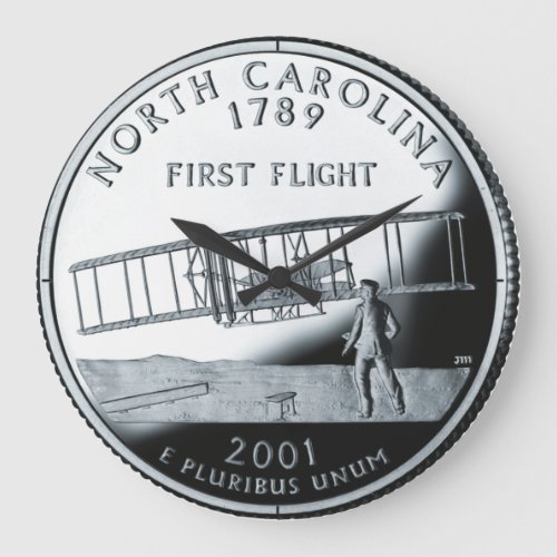 Faux North Carolina State Quarter Clock