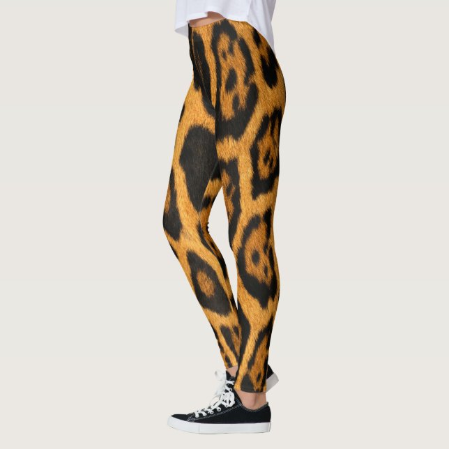 Faux Ocelot Skin Leggings (Left)