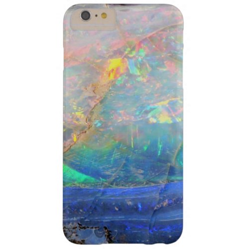 Faux opal gem gemstone mineral bling bokeh hipster barely there iPhone 6 plus case