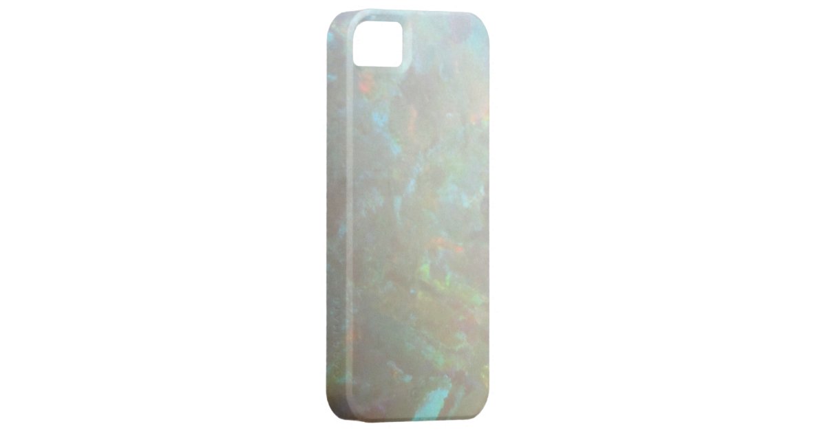Faux opal gem gemstone mineral photo hipster bokeh iPhone SE/5/5s case ...