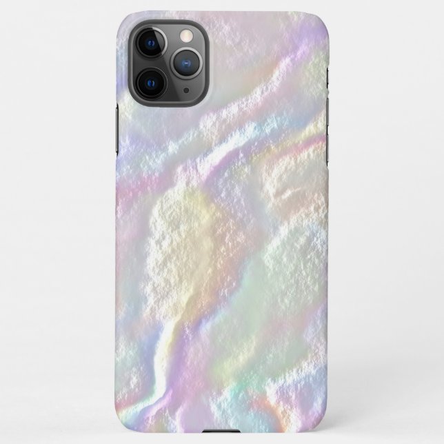 faux pearlescent effect texture iPhone case (Back)