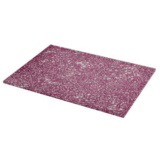 Faux Pink Glitter Texture Look-like Graphic Cutting Board