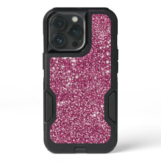 Faux Pink Glitter Texture Look-like Graphic iPhone 13 Pro Case