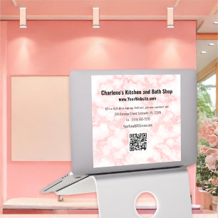 Faux Pink Marble Sticker