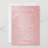 Faux Pink Metal Effect Remembering Loved Ones (Back)