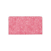 Faux Pink Sequins and Diamonds Checkbook Cover (Back)