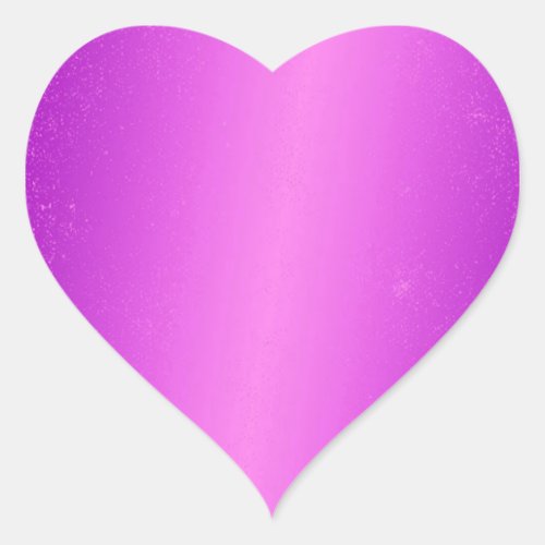 Faux Purple Blank Template Heart Sticker