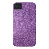 Faux Purple Glitter Case-Mate iPhone Case (Back)