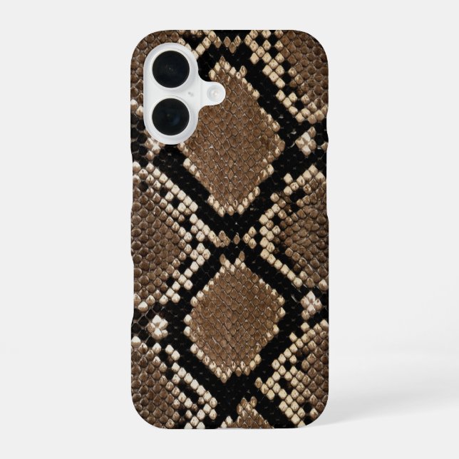 Faux Python Snake Skin iPhone Case (Back)