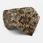 Faux Rattlesnake Snakeskin Neck Tie