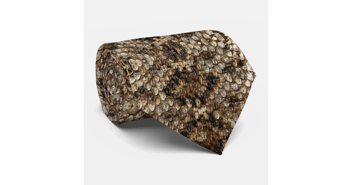 snakeskin necktie