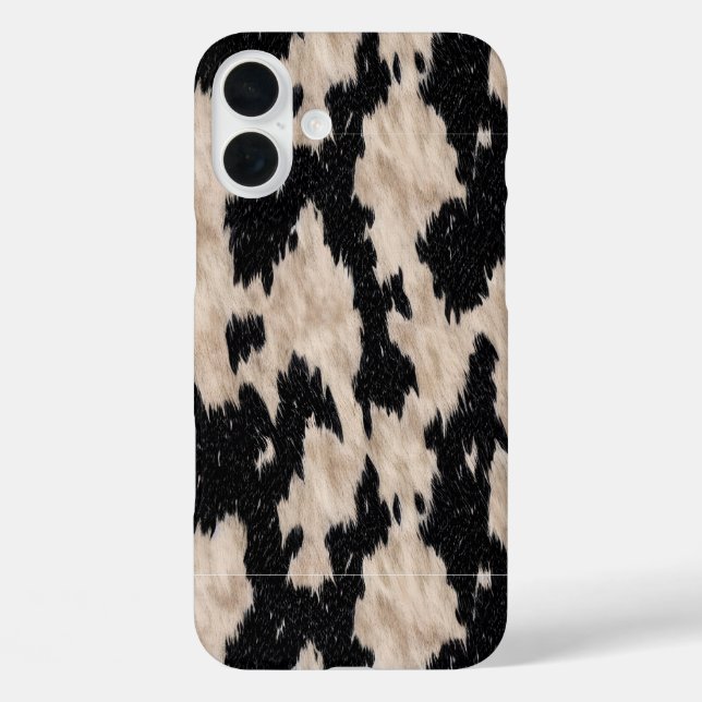 Faux rawhide tiled pattern Western  Case-Mate iPhone Case (Back)