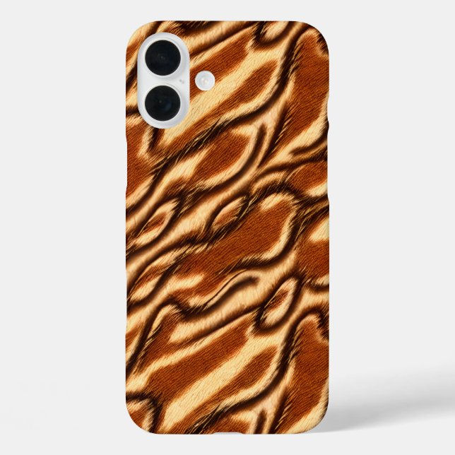 Faux rawhide tiled pattern Western  Case-Mate iPhone Case (Back)
