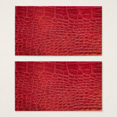 Faux red alligator leather (Front & Back)