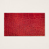 Faux red alligator leather (Back)
