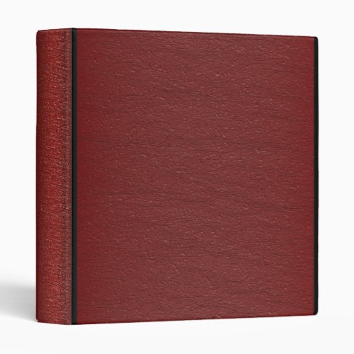 Faux Red Leather _ Binder