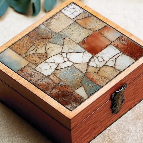Faux Relief Terracotta Floor Earth Tone Home Decor Ceramic Tile
