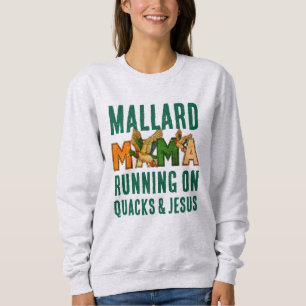 Faux Rhinestone MALLARD MAMA Sweatshirt