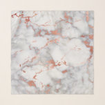 faux rose gold and grey marble scarf<br><div class="desc">elegant marble stone</div>