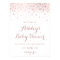 Faux Rose Gold Foil Confetti Baby Shower Sign