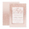 Faux rose gold glitter elegant chic fifty fabulous