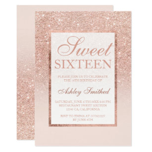 Sweet Sixteen Invitations Under $1 7