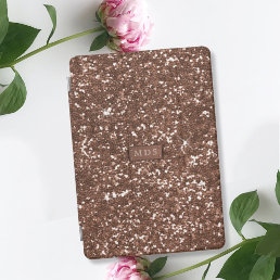 Faux Rose Gold Glitter iPad Air Cover