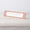 Faux Rose Gold Glitter Lux Personalized Name Plate