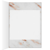 Faux Rose Gold Marble. Wife's Birthday. (Inside (Right))