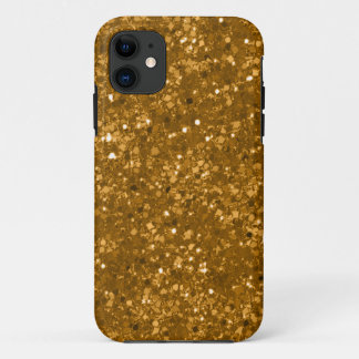 Faux Royal Gold Glitter iPhone 11 Case