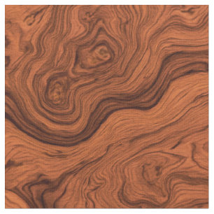 Faux Rustic Walnut Pattern  Fabric