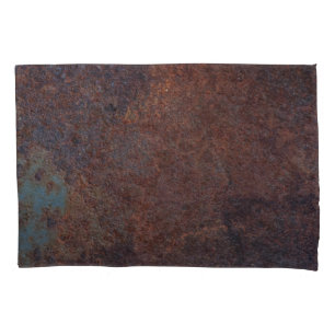 Faux Rusty Metal pillowcase