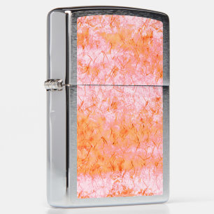 Faux salmon leather, off-white zippo lighter
