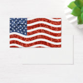 faux sequin print american flag (Desk)