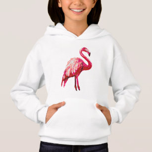 CHETI Pink Flamingos Mens Pullover Hoodies Hooded Sweatshirts