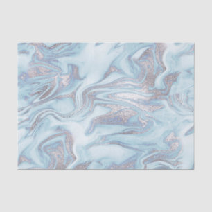 faux silver glitter fluid marble stone texture tissue paper