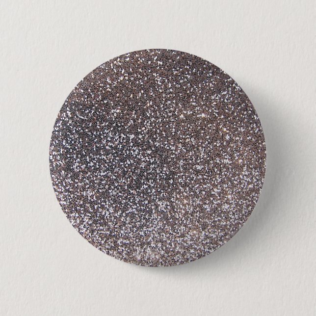 Faux Silver glitter graphic Button (Front)