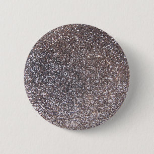 Faux Silver glitter graphic Button