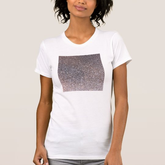 Faux Silver glitter graphic T-Shirt
