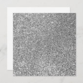 Faux Silver Glitter Photo (Front/Back)