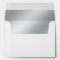 Faux Silver Lined Envelope