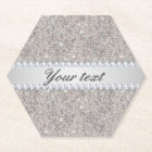 Faux Silver Sequins and Diamonds