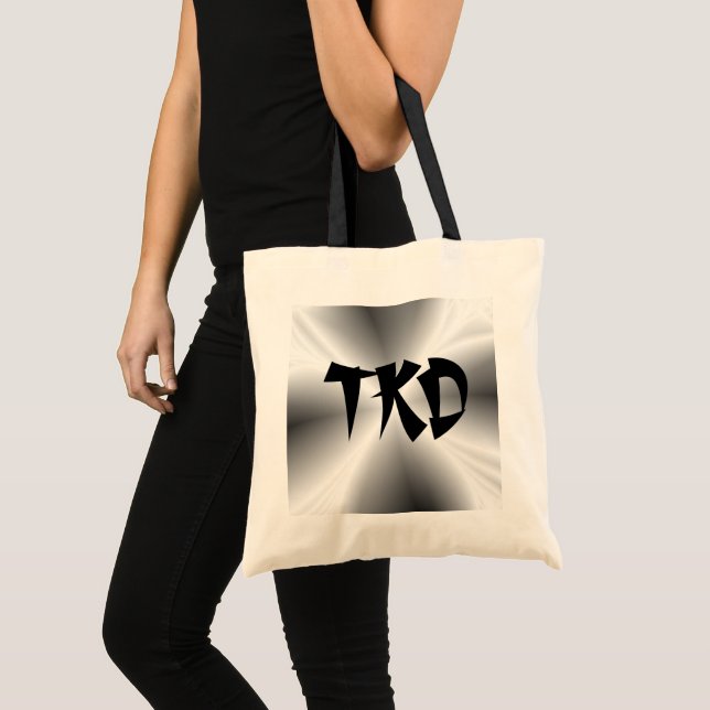 Faux Silver TKD Tote Bag (Front (Product))