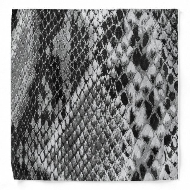 FAUX SNAKESKIN BANDANA (Front)