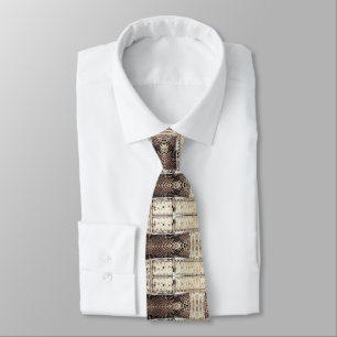Faux Snakeskin Design on a Neck Tie