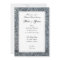 Faux Sparkle Wedding Rehearsal Dinner Invitation
