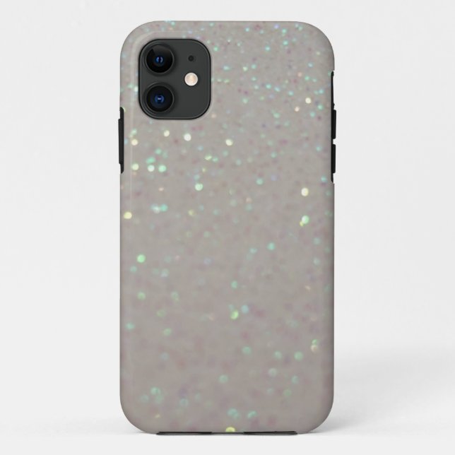 Faux Sparkles & Glitter Cream iphone 5 case (Back)