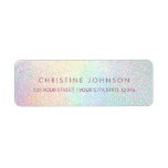 FAUX sparkling effect glitter design Label