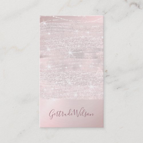 FAUX sparkling paint strokes Business Card