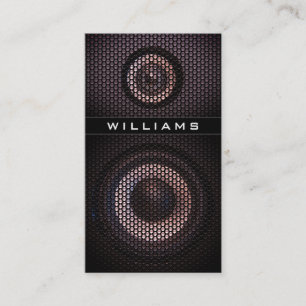 Faux speaker look business card